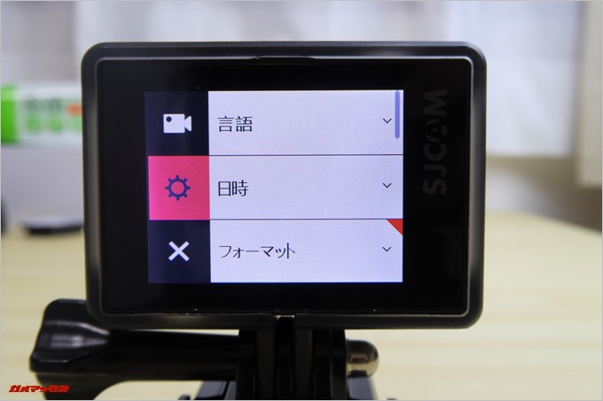 SJCAM SJ6 LEGENDは完全日本語に対応