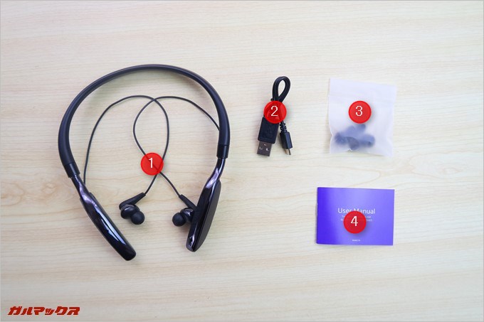 Tronsmart S4の同梱物は必要最低限といった印象