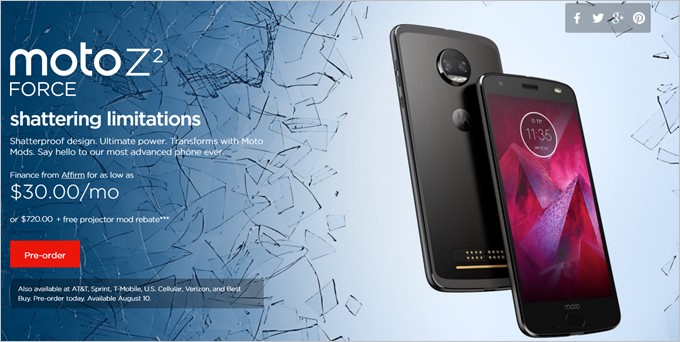 Moto Z2 Force