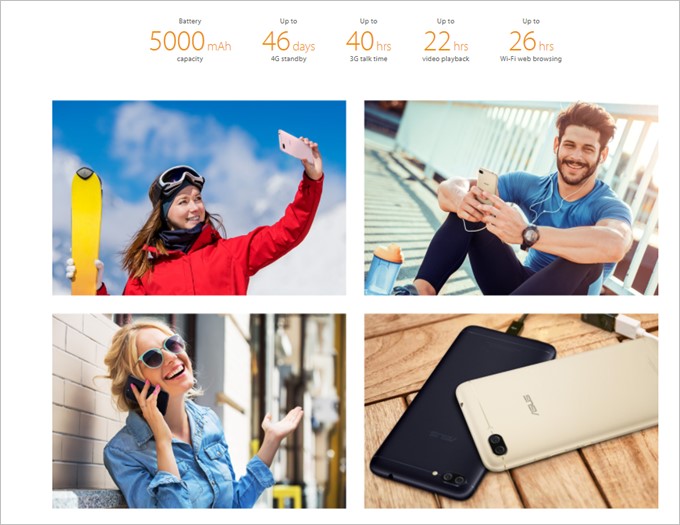 Zenfone 4 Max Proは超大容量な5000mAhバッテリーを搭載
