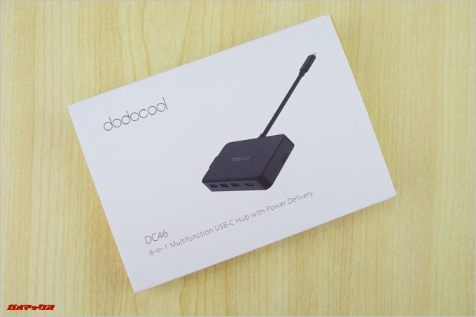 dodocoolのDC46は、こんなパッケージに入っています