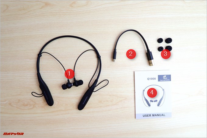 同梱されている取扱説明書は英語なので注意