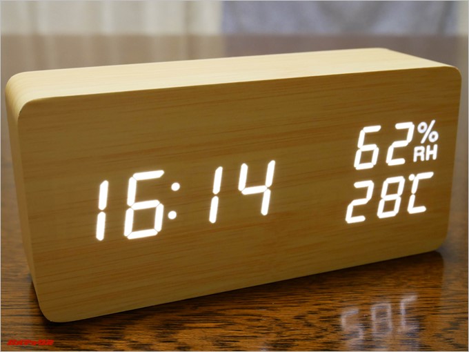 SOFERで時刻を表示している状態です