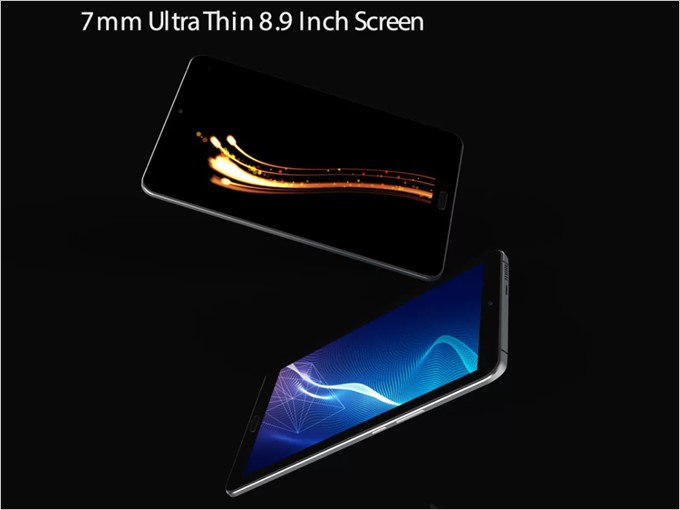 ALLDOCUBE Freer X9の厚みは僅か7mmです