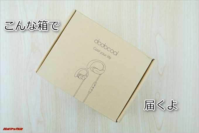 DA143はダンボールボックスに入って届きます