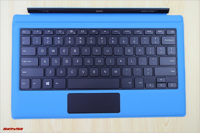 Teclast Tbook 16 Powerの専用キーボードは英語配列です