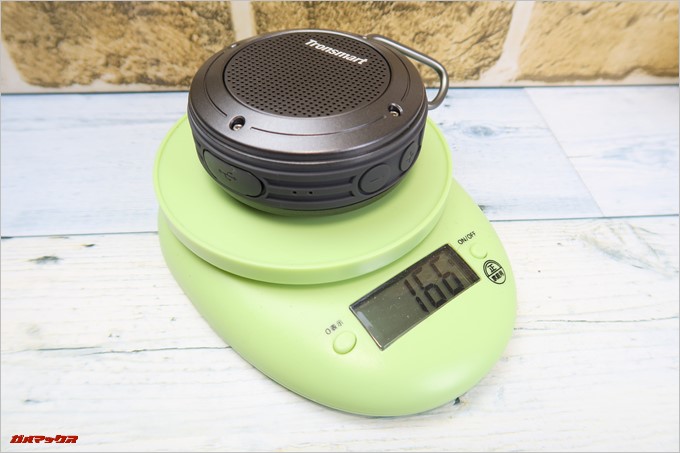 Tronsmart「T4」の重量は166g