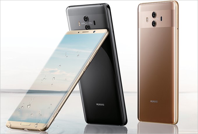 Mate 10は本体のディスプレイ下に指紋認証ユニットがついている