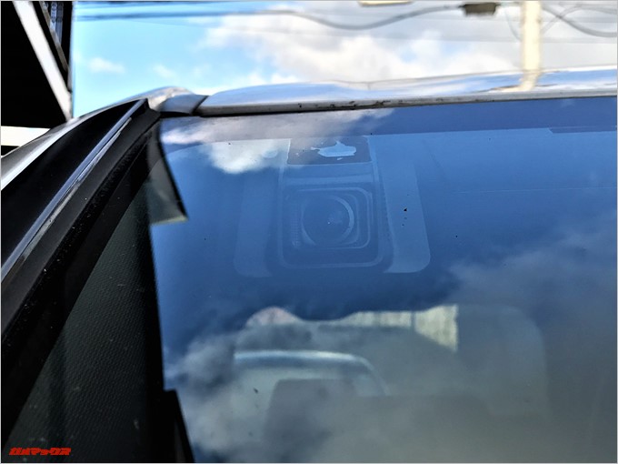 Drive Recorder DRV-1は外側からも目立ちにくい