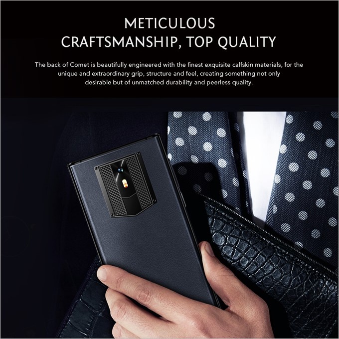 MAZE COMETの背面はカーフスキンを採用