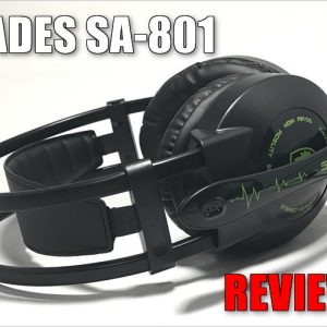 SADES SA-801のレビュー！50mm特大ドライバーで重低音が楽しめるゲーミングヘッドフォン