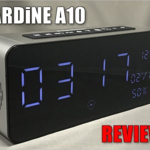 Bluetoothスピーカーと時計が合体！SARDiNE A10のレビュー