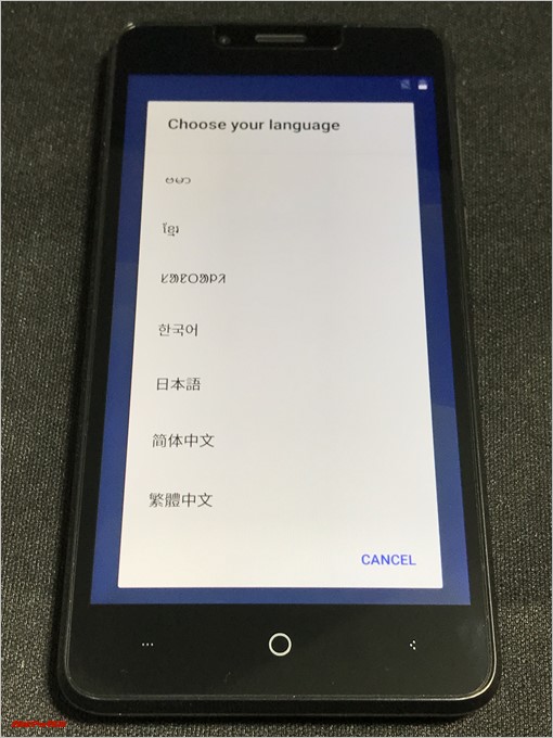 LEAGOO KIICAA POWERは日本語で利用できます