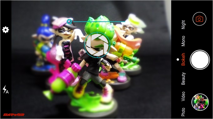 LEAGOO KIICAA POWERのボケ味撮影モード