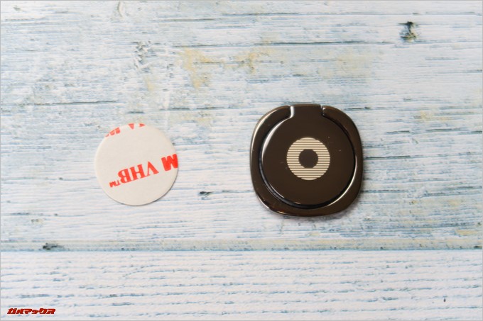 KYOKA製の落下防止リングの同梱品は本体とスペアテープのみ