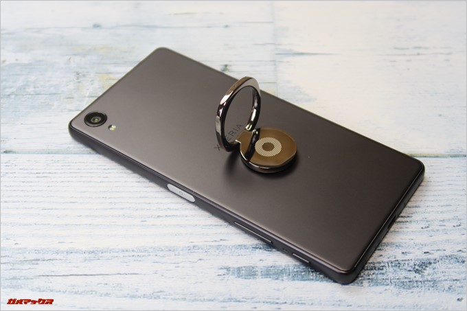 KYOKA製の落下防止リングのリングを起こしたところ