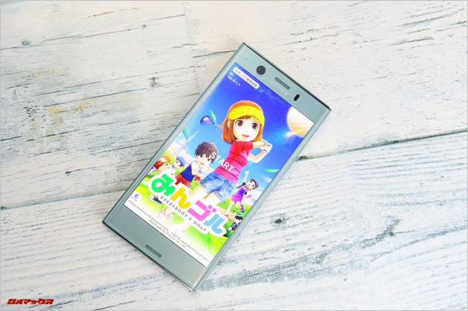 Xperia XZ1 Compact（G8441）はみんゴルが快適に動きます