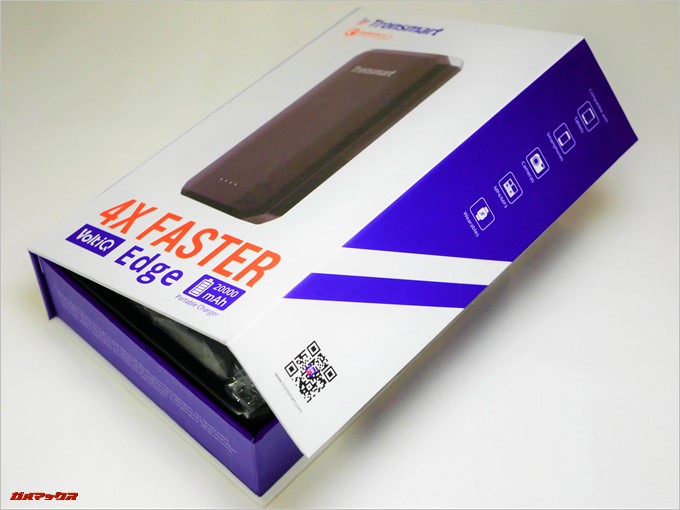 Tronsmart Edge 20000の箱はマグネットタイプ。箱からクオリティーが高いですね