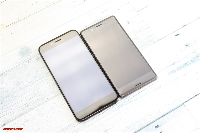 Xiaomi Mi A1は5.5型なので大型サイズです。