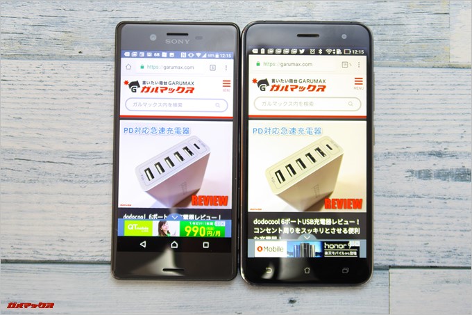 Xperia X Dual（F5122）は白色が綺麗です