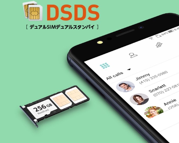 ZenFone 4 MaxはDSDSを利用しながらもMicroSDが利用できトリプルスロットを搭載しています。