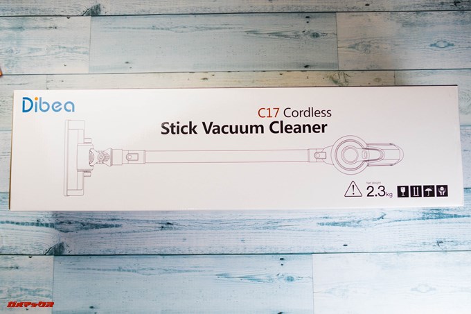 Dibea 2-in-1 Wireless Vacuum Cleaneの外箱は専用の美しい梱包箱でした。