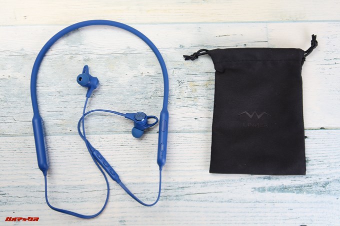 Linner NC50に付属のポーチは非常に小さいです。