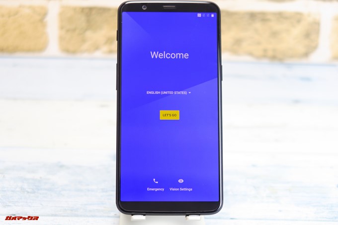 OnePlus 5Tの中国ROMを切り替えてOxygenOSを導入したので通常のAndroid設定画面から初期設定が可能となりました。