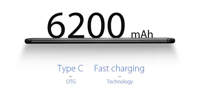 Vernee Xは6200mAhのモバイルバッテリー級の搭載量を誇ります。