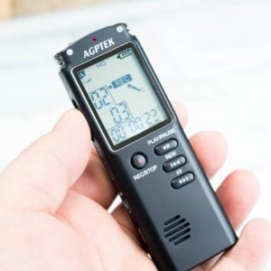 AGPTEKのボイスレコーダーのレビュー。高価格モデルと同等の性能で3,500円