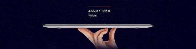 Teclast F6 Pro Notebookは1.3kg台の重量