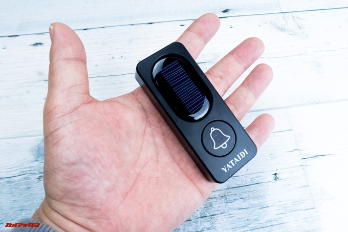 YATAIDI ワイヤレス チャイムは小型で手のひらサイズ