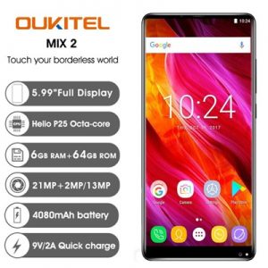 OUKITEL MIX 2（Helio P25/MT6757）の実機AnTuTuベンチマークスコア