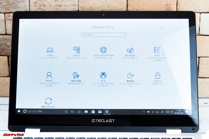 Teclast F6 Proは完全日本語対応です。安心して利用できてGoodですね
