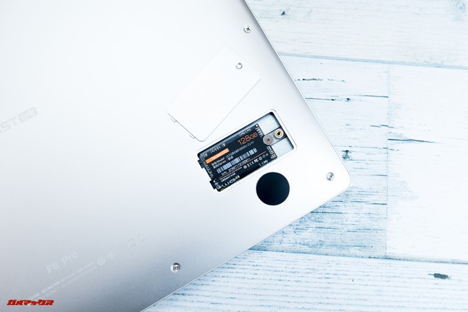 Teclast F6 Proに搭載されているSSDスロットは既に使用済み