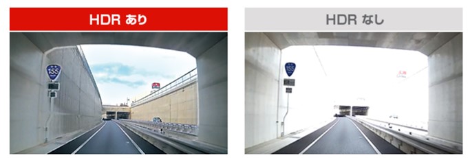 SN-SV70cは明暗差も美しく記録できるHDRに対応