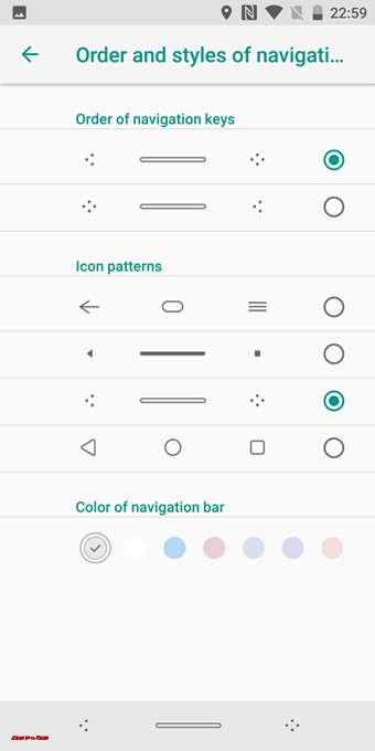 Elephone U Proのナビゲーションキーはフルカスタマイズ出来ます