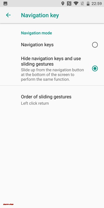 Elephone U Proはナビゲーションキーを非表示に出来ます