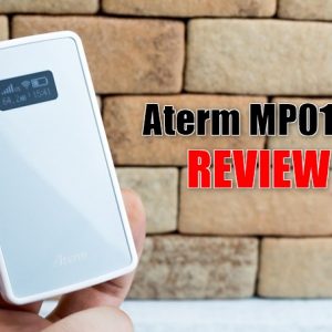 【名刺サイズ】Aterm MP01LNの実機レビュー！超小型なLTEモバイルルータ！