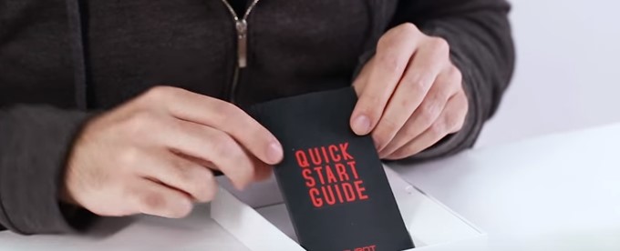 CUBOT X18 Plusにはクイックガイドも入っています