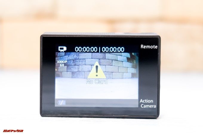 DBPOWER 4K 620Cのディスプレイはタッチパネルではありません。素材もプラなのでキズが付きやすいので注意。