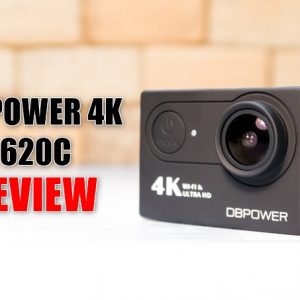 DBPOWER 4K 620Cのレビュー！画質、電池持ち、手ブレを検証！