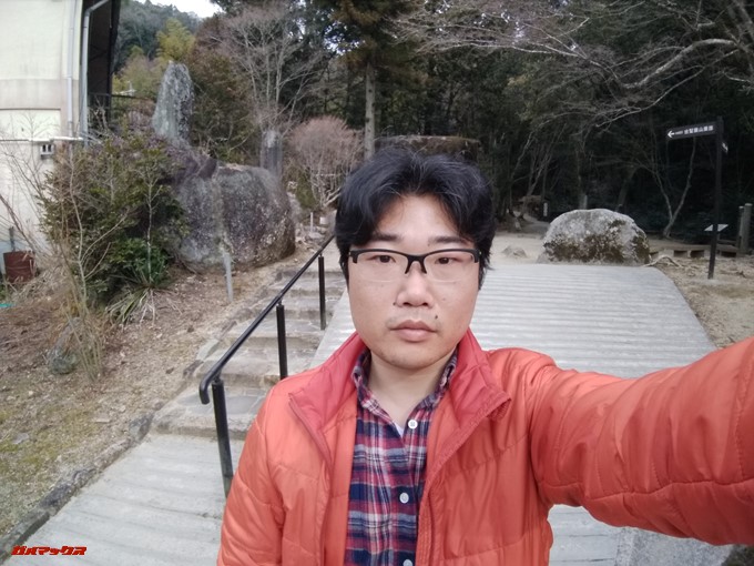 gooスマホ「g08」のカメラで広角撮影