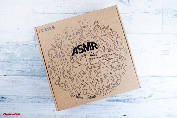 Scenes Lifelike SS-101の外箱は様々な絵柄が施されている楽しいパッケージ