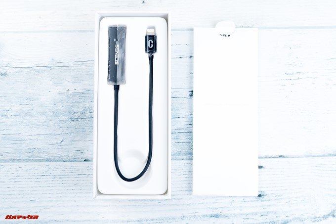 Scenes Lifelike SS-101のユニット部は別梱包です。