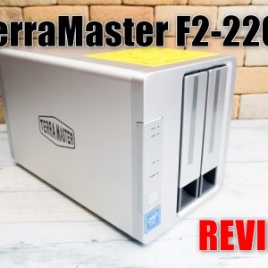 TerraMaster F2-220のレビューと使い方！簡単にオンラインストレージを構築！