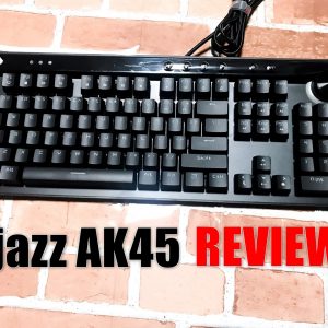 Ajazz AK45のレビュー！安くても本格派・ド派手なゲーミングメカニカルキーボード！