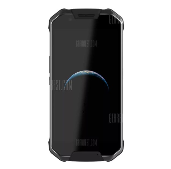 AGM X2 SEは4角がカットされたようなデザイン。4つの角にはプロテクターが備わっています。