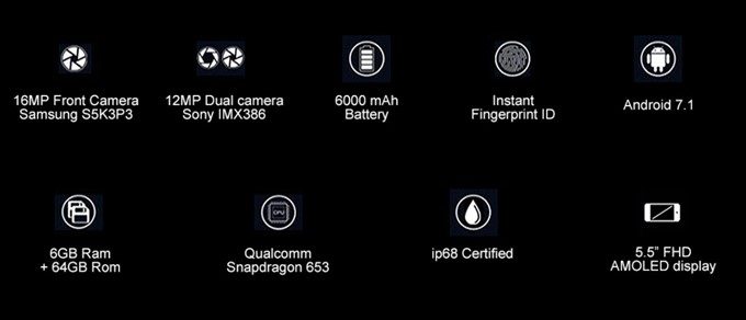 AGM X2 SEのスペックはミドルハイレンジでも上位に位置する高性能モデルです。