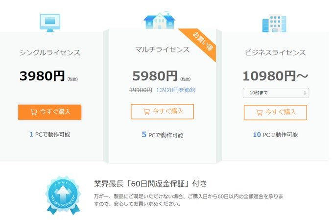 AnyTrans for Androidは有料でも3980円~と非常に安いです。